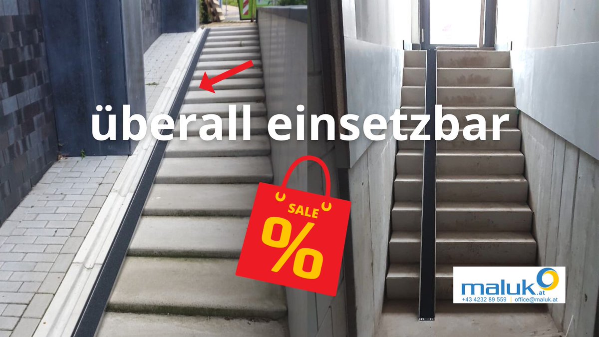 malukGmbH's tweet photo. 🛒👉 jetzt im Angebot‼ Fahrradschienen für Treppenmontage https://t.co/DZ28xtkTNj sind ein stabiles & kostengünstiges System.
#fahrrad #bike #ebike #barrierefrei #sicherheit #safety #radfahren #stiege #sport #fitness #natur
#immobilien #home #feelgood #maluk https://t.co/7k7CYKhjQ3
