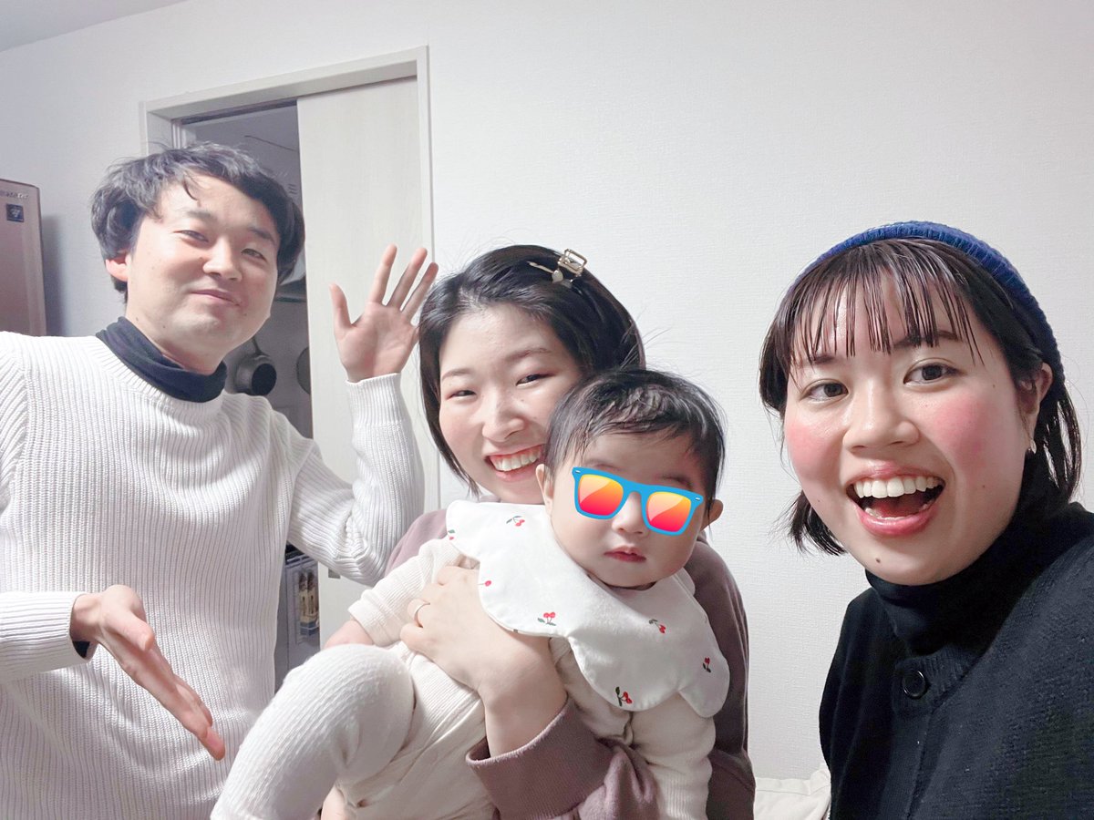 _okinawaa's tweet photo. 大学時代のファシリ講座お友達と特に何するわけでもなく、ゆるっとお話ししてたらあっという間に時間経ってた。むしゅめ産まれて、家に人が来てくれるの賑やかで楽しい♡

@halgraphic 
@sugiyamasyokudo https://t.co/y4VtFqj6WJ