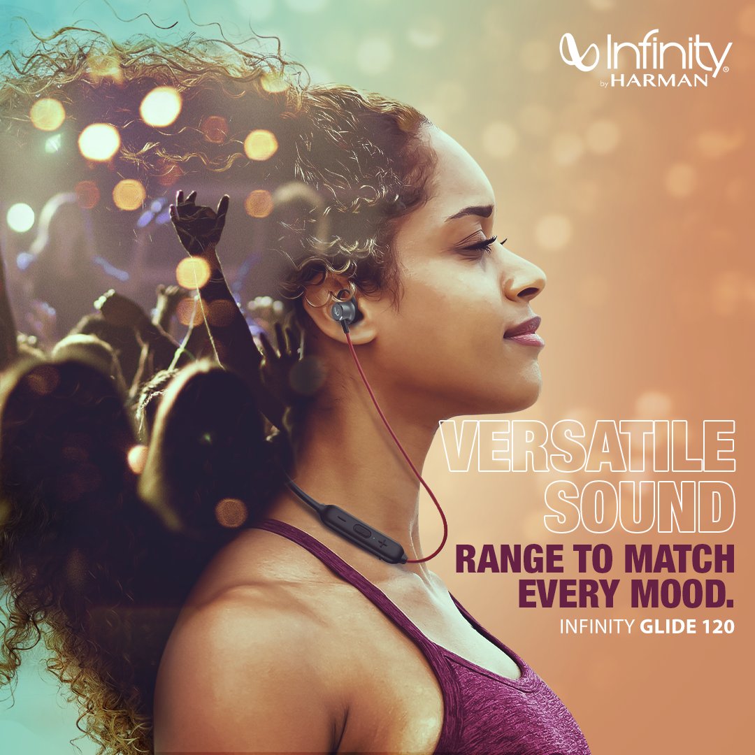 Whether you’re in the mood for some blues or EDM, we got you. The Infinity Glide 120 has such a versatile sound range, that every mood of yours is catered to. 

#InfinityByHarman #InfinityGlide120