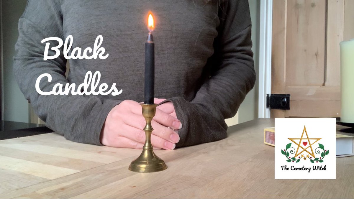 CemeteryWitch's tweet photo. New video up on my YouTube channel. Using black candles in witchcraft. https://t.co/E9dWQbJizV https://t.co/6wufiW1Rmx