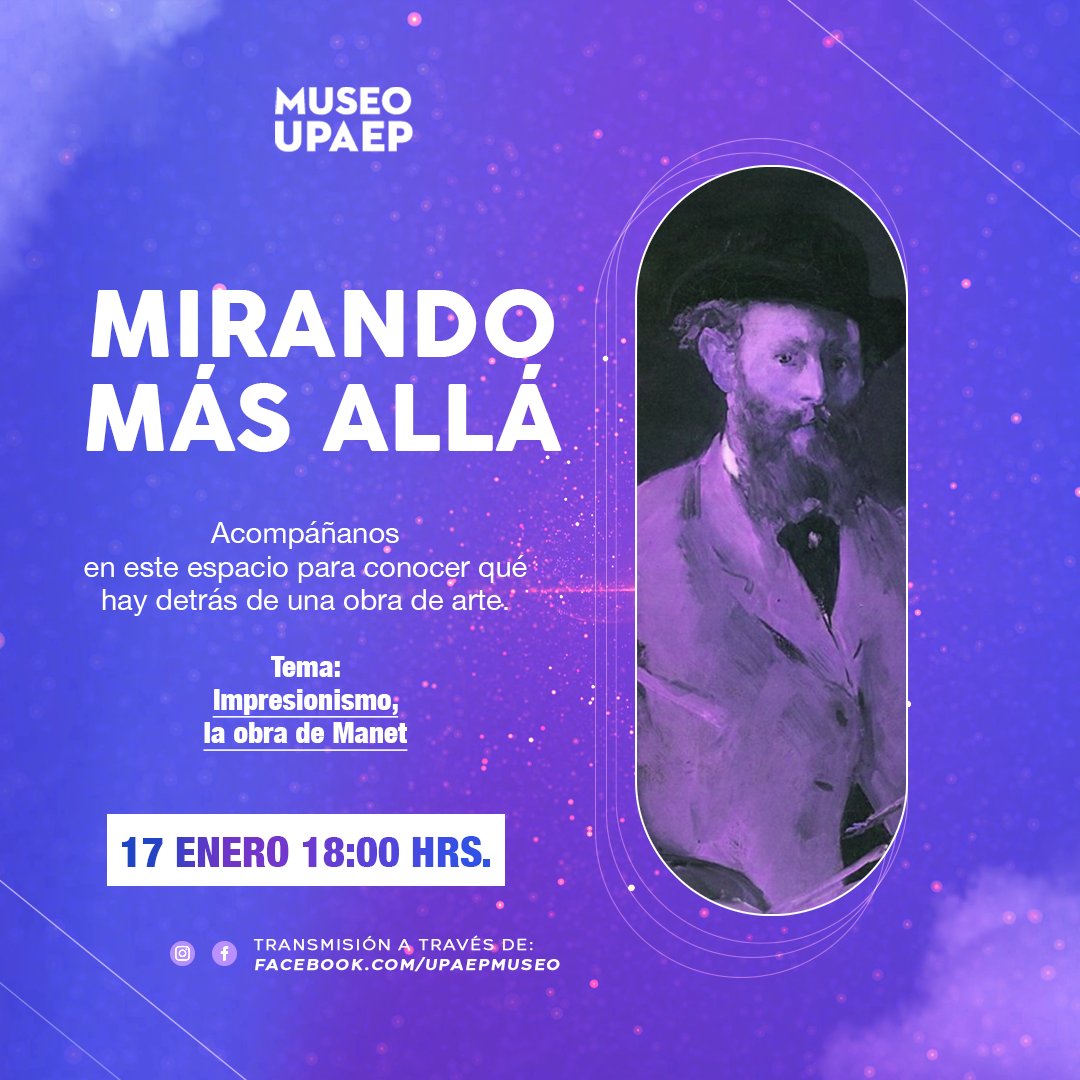 Qué hay detrás de una obra de arte? 🖼
Descubrámoslo juntos en nuestro programa Mirando más allá 💻 Sigue nuestra transmisión a través de facebook/upaepmuseo
#arte #UPAEP #museoupaep #Puebla #UPAEP