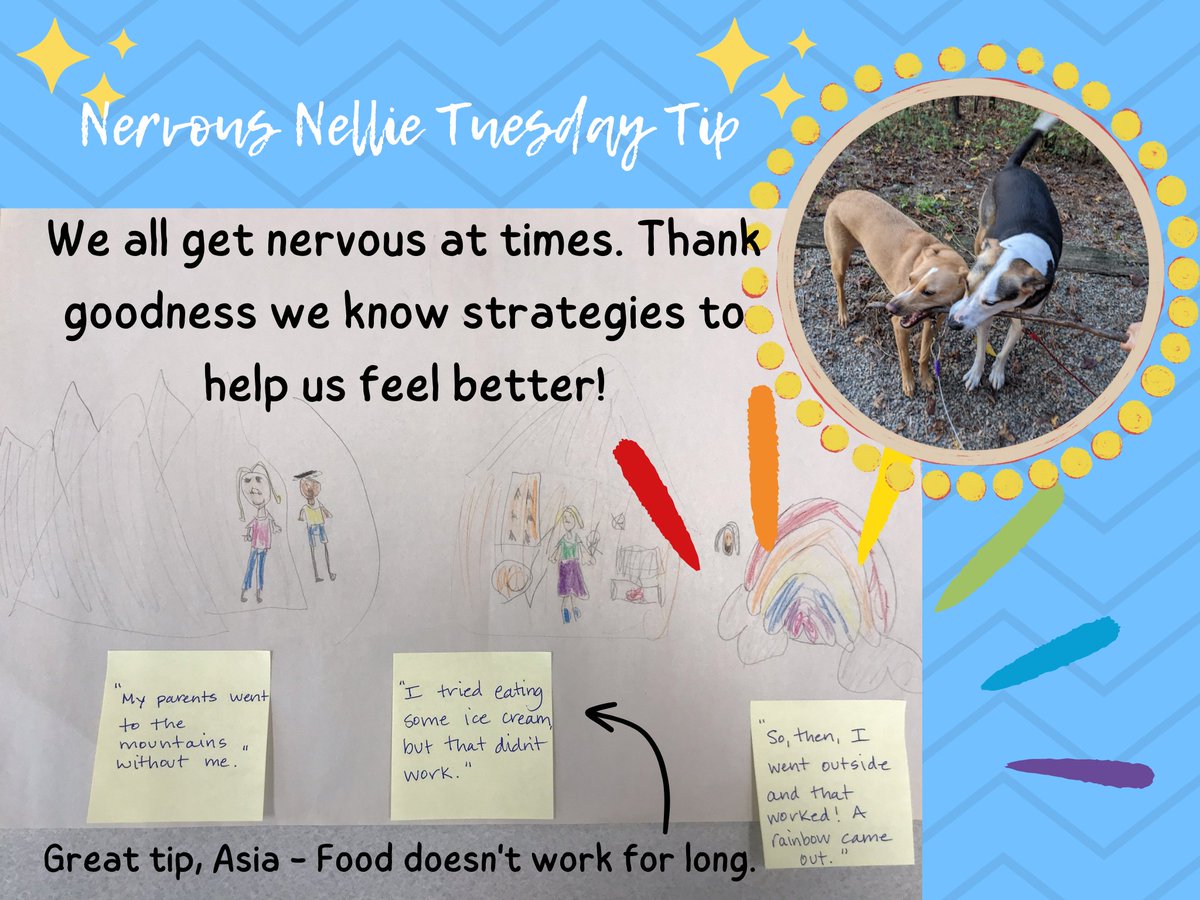 krackley1's tweet photo. ๐Nervous Nellie Tuesday Tip ๐
#nervousnellieiscourageous #childrensmindset #newbook #positiveselftalk #courageous4life #bookstagram #getoutside #anxiety #growthmindset https://t.co/01eNVLwFYD