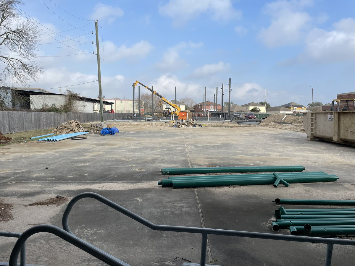 Making progress on our Multipurpose Room here at RPE! <a href="/HWagnerHumblePE/">Helen Wagner</a> <a href="/PrincipalRJDunn/">Rachel J. Dunn</a> <a href="/HumbleISD_RPE/">River Pines Elementary</a>