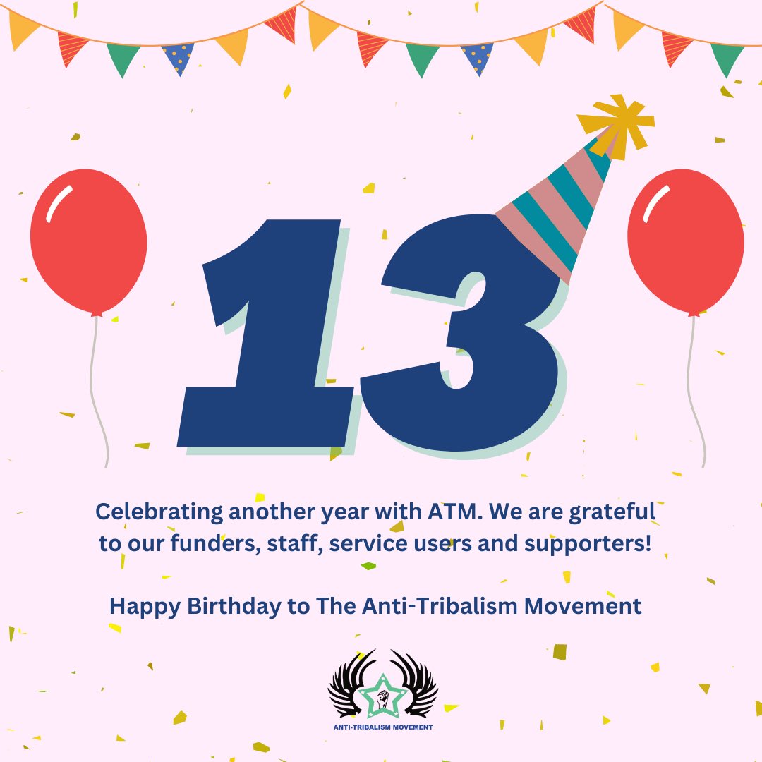 movementatm's tweet photo. As we celebrate our 13th anniversary as an organisation, we are filled with gratitude for all who have helped us along the way. We are excited for the possibilities that this year holds, and we will continue to strive towards our goals! 🎂🎉 https://t.co/fLLHhHPorl