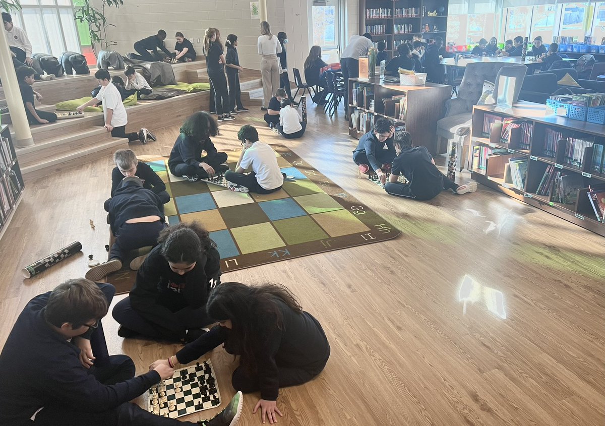 MrsMartinStAnne's tweet photo. Huge turn out for this year’s Chess Club @stanne_school #stannestyle https://t.co/xi2YVQadER