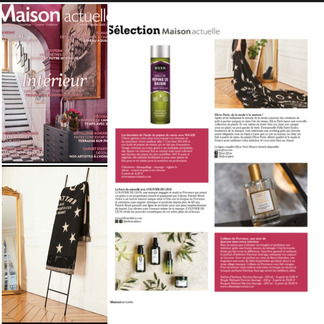 Efyse2's tweet photo. Notre plaid Norfolk made in France est ce mois ci dans le magazine Maison Actuelle
https://t.co/GUVlmdYO44 
#madeinfrance #decoration #parisianstyle https://t.co/6cPdS96dV5