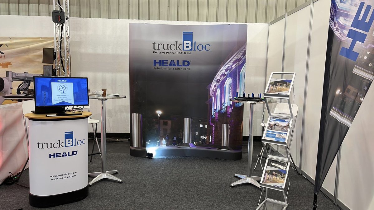 healduk's tweet image. Nuremberg Perimeter Protection 2023 is underway! 

In partnership with @truckBloc, we are incredibly proud to be showcasing our security solutions at Europe's largest security exhibition today 🙌🏻

#exhibition #perimeterprotection #perimetersecurity #security