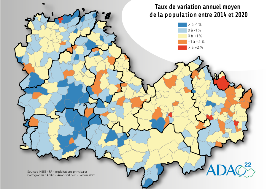 L'analyse détaillée des résultats du recensement de population 2023 en Bretagne et en Côtes d'Armor à découvrir sur Armorstat.com, rubrique Etudes et publications / Démographie armorstat.com/armorstat_publ…