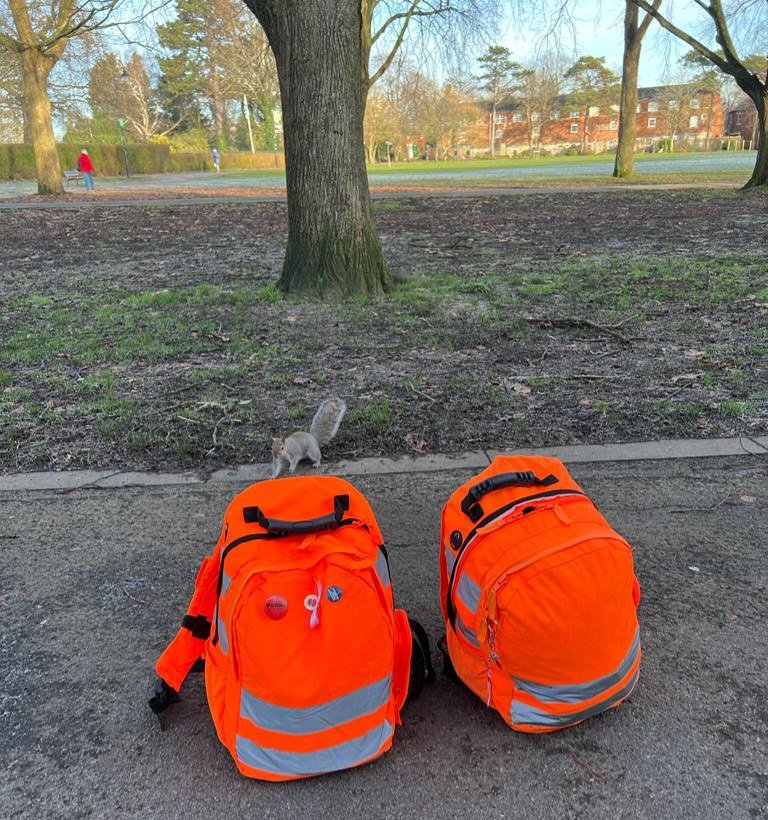 Our Engagement &amp; prevention team are on walkabout in Trowbidge today, including a new recruit 🐿
Look for the orange back pack, talk to the team for advice, information, referrals, harm reduction advice &amp; Naloxone.
#harmreduction 
#orangebackpack
<a href="/wiltscouncil/">Wiltshire Council #WiltshireTogether</a> 
<a href="/TurningPointUK/">Turning Point - Social Enterprise 💙</a>