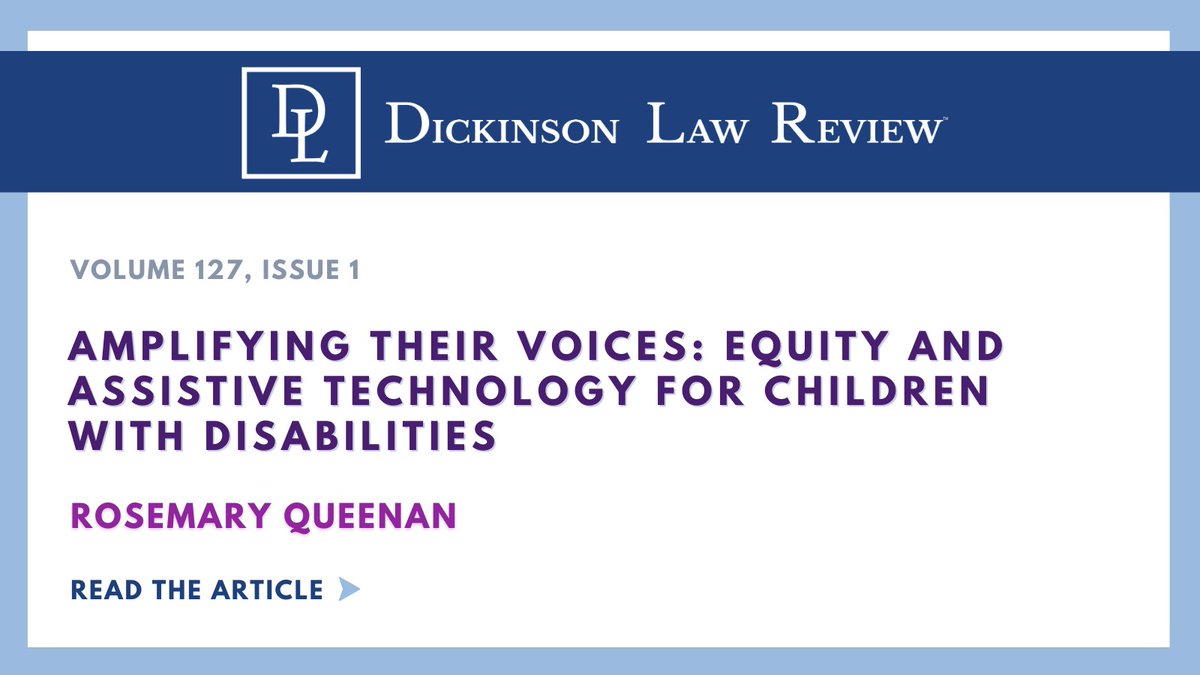 Dickinson Law Review tweet media