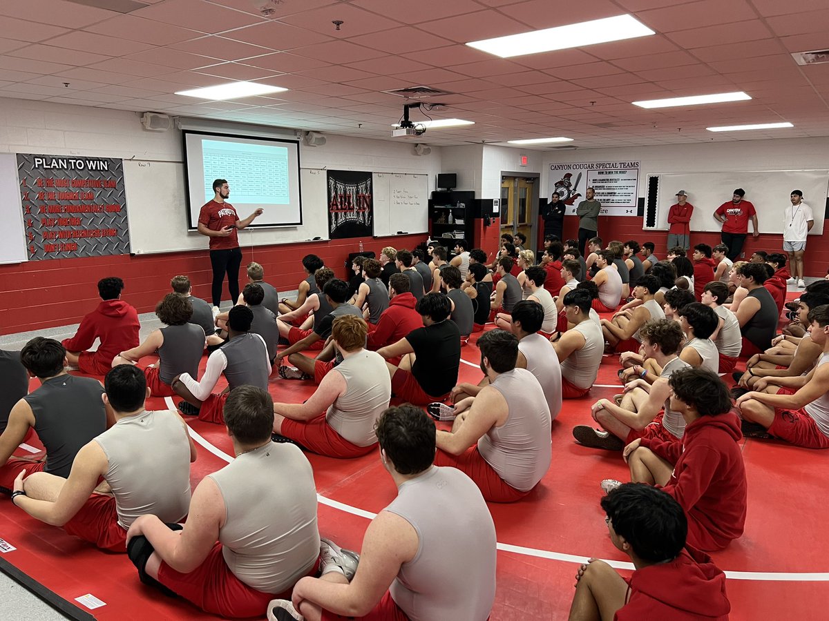 Coach Nate Leonard, M.Ed. (@coachleonardtx) on Twitter photo It was an honor to have 2016 <a href="/Canyon_Football/">Canyon Cougar Football</a> grad and current <a href="/Patriots/">New England Patriots</a> Deep Snapper, Tucker Addington (<a href="/AddingtonTucker/">Tucker Addington</a>) visit our program today! Dude lives with purpose!
“You build your foundation with three main bricks: Grind, Hustle, and Execution.”
#RedBurnsBrighter🔴🔥 It was an honor to have 2016 <a href="/Canyon_Football/">Canyon Cougar Football</a> grad and current <a href="/Patriots/">New England Patriots</a> Deep Snapper, Tucker Addington (<a href="/AddingtonTucker/">Tucker Addington</a>) visit our program today! Dude lives with purpose!
“You build your foundation with three main bricks: Grind, Hustle, and Execution.”
#RedBurnsBrighter🔴🔥