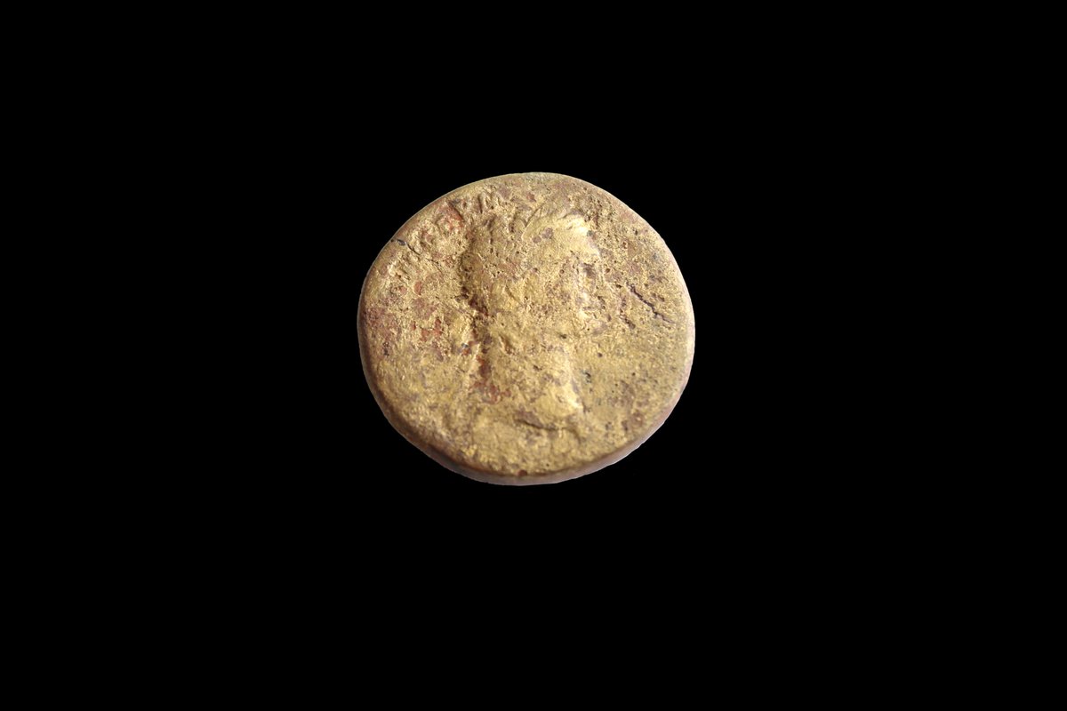 Money, money, money, from the Roman period. This is a sestertius of Domitian, dated from AD 79-96, found at a site in Northamptonshire. <a href="/aocarchaeology/">AOC Archaeology Group</a>, <a href="/cfa_archaeology/">CFA Archaeology Ltd</a>, <a href="/IACArchaeology/">IAC Archaeology</a> #Money #Roman #Coin #RomanCoin #ShowMeTheMoney #Archaeology #History #Heritage #Finance