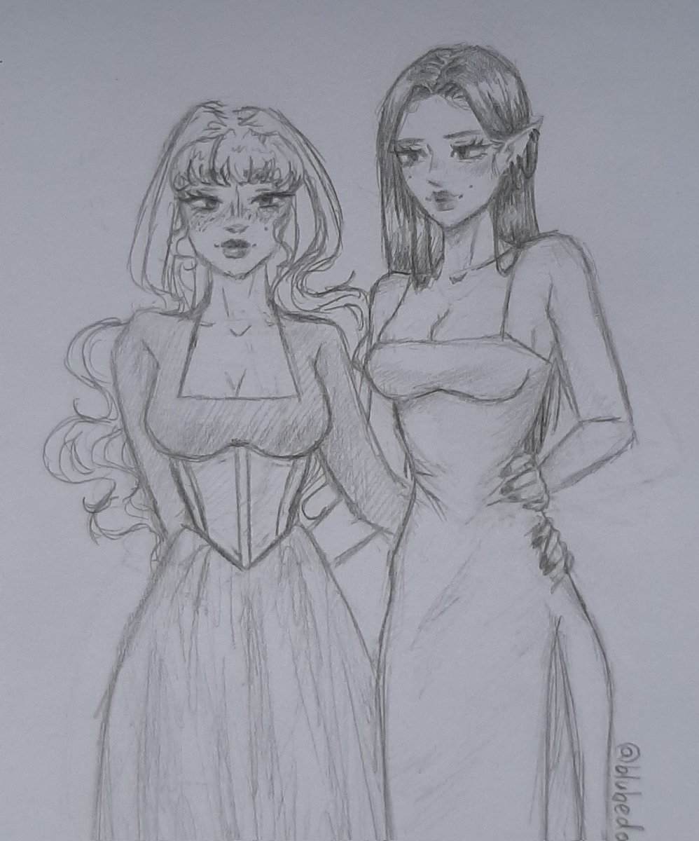 blubedoo's tweet photo. #bubbline sketch, gala AU 😌🌈 https://t.co/VmuIaFcRfQ