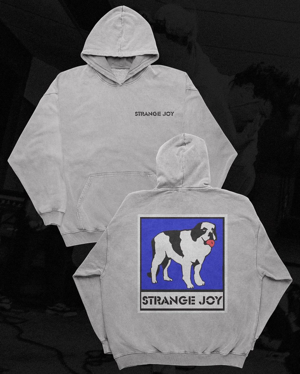 strangejoyworld's tweet photo. TOO MANY PEOPLE WANTED ONE, SO WERE RUNNING IT BACK

BIG DOG HOODIES ARE UP FOR PREORDER, GET THEM WHILE YOU CAN BECAUSE WE’RE NEVER PRINTING THEM AGAIN 

OUR BOSTON SHOW IS ONE MONTHS AWAY, WHOS COMING TO THE GIG?

https://t.co/3AhpSAr6jo https://t.co/ohPgSIhxPq