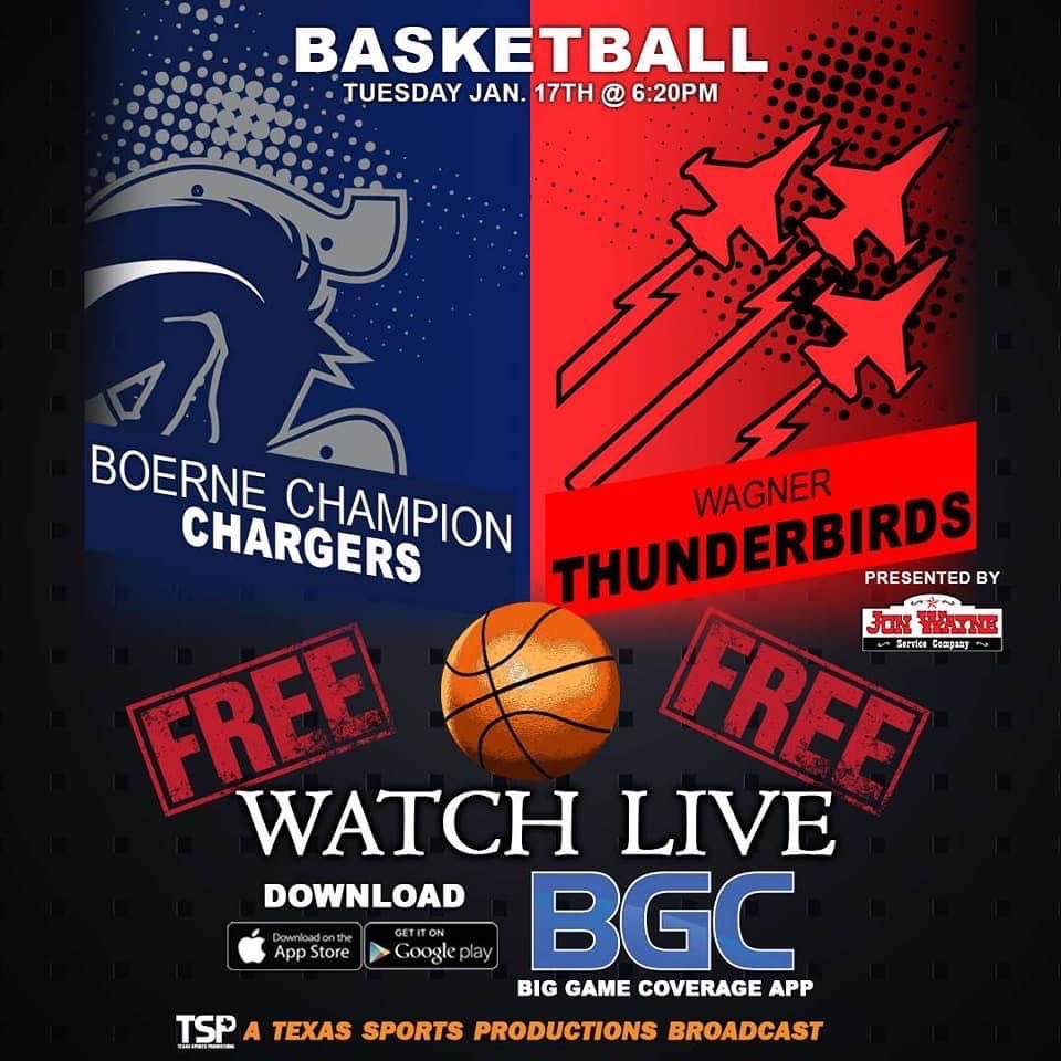 WagnerboysBball's tweet photo. If you can’t make it out to THE HANGAR, tune in on ⁦⁦@KSATbgc⁩ !!   6:30 tonight. #DistrictRace #EAT #32MOM https://t.co/gZNScmjUer