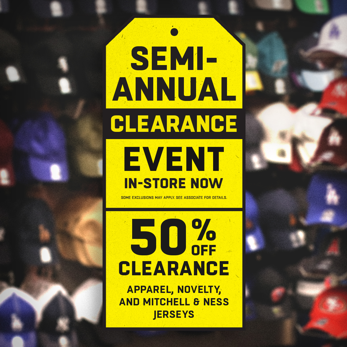 SEMI ANNUAL CLEARANCE SALE!