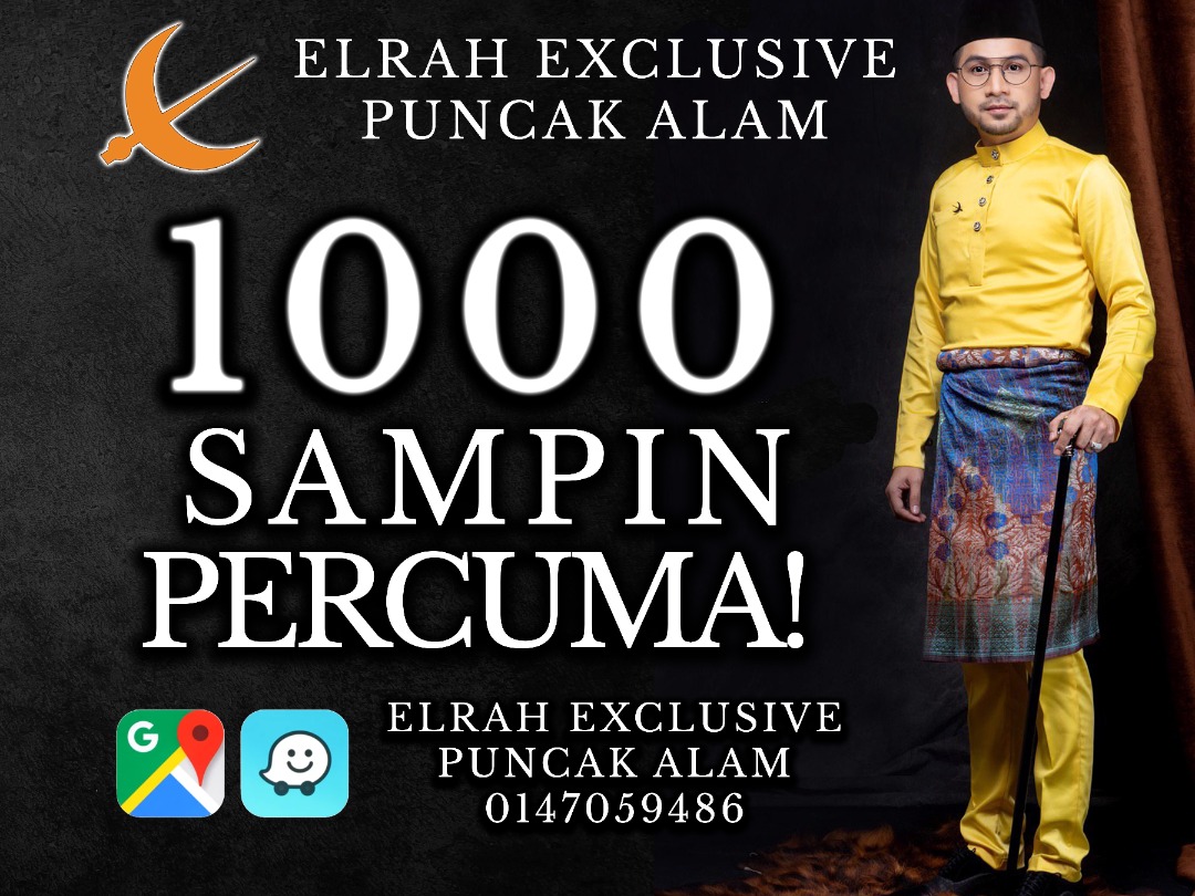 RastaAziz's tweet photo. Ada ke kawan2 saya yg nak tolong RT ni.

Saya cuma nak bgtahu tahun ni, student pun mampu beraya dengan Baju Melayu Elrah Exclusive!

Hanya RM189, dapat satu set lengkap beserta sampin! Tapi untuk yang terawal je! Kalau ikut harga asal RM209 + RM69(Sampin) = RM278 dah! Jimat! https://t.co/DgXYxk7E4H