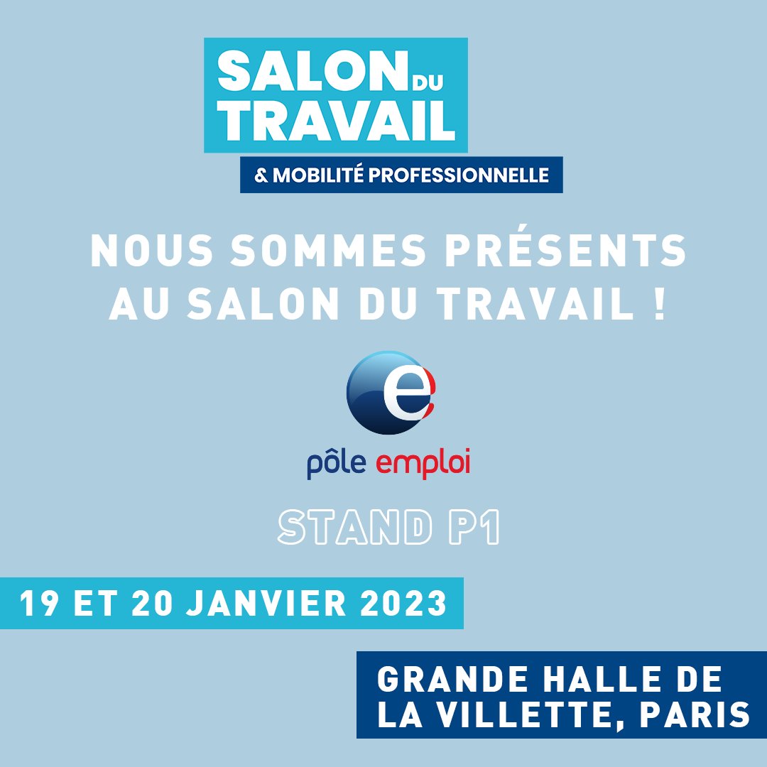 #SalonDuTravail : J-2 ! ⌛️

📍 Grande Halle de la Villette, à Paris

Une vingtaine de conseillers seront mobilisés chaque jour pour répondre aux questions de nos visiteurs et les orienter vers des #métiers qui recrutent 🤝

+ d'infos ➡️ paris.salondutravail.fr #TousMobilisés #cdi