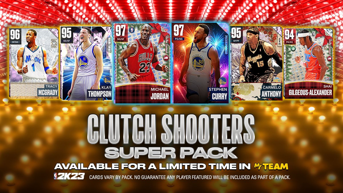NBA 2K MyTEAM on Twitter "Just hit the pack market, Clutch Shooters