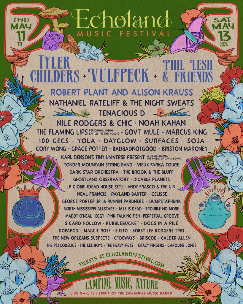 TheFestiveOwl's tweet image. GIVEAWAY — @EcholandFest reveals inaugural 2023 lineup: @TTChilders, @Vulfpeck, #PhilLesh + more.

ENTER NOW for a chance to win (2) GA tickets + camping to #Echoland.

To enter:
1. Follow @TheFestiveOwl
2. RT this tweet

Bonus 👉 bit.ly/3w9T8pl

Winner contacted 1/31.