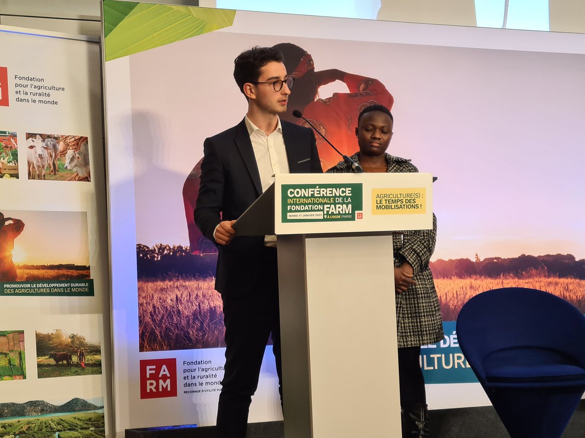 DIRECT - Conférence FARM : les étudiants de @IEDESUnivParis1 prennent la parole. @TallLaure (@IPAR_ThinkTank) et Catherine Migaut, directrice de la Fondation, termineront cette journee riche en mobilisations. #conferencefarm