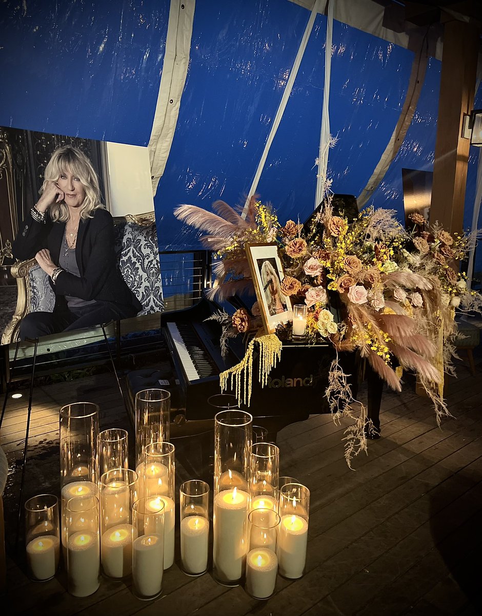 1 week ago today we celebrated Christine’s extraordinary life in an intimate gathering just above the ocean waves in Malibu.We honored our Songbird by sharing stories & toasting her legacy that will continue to inspire.She is missed beyond words and remains in our hearts forever.