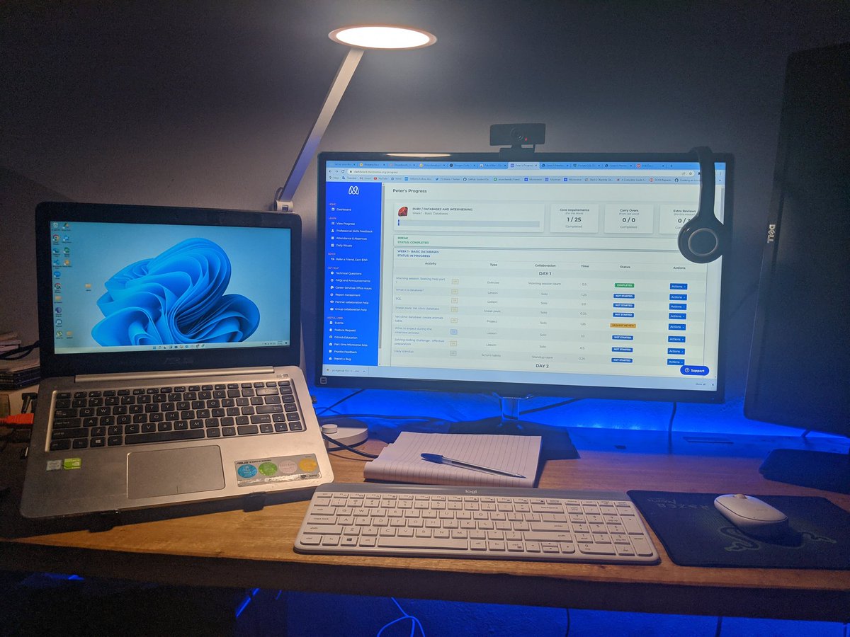 I prefer coding at night what about you? #100Devs