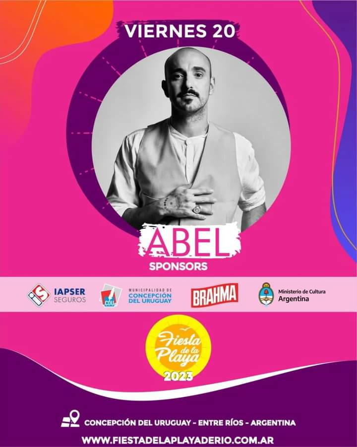 Mikabel_Caceres's tweet photo. O P O R T U N I D A D 🏖️ 

Fiesta de la Playa de Río - Concepción del Uruguay (Entre Ríos) 

@AbelPintos  Viernes 20 de Enero 

1 Ticket -
Ubicación: Platea A2 - Fila 6 - CENTRO 

Se agradece RT 🙏 https://t.co/FyaUzy1RjC