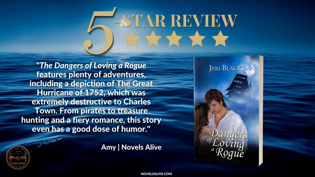 This is awesome! Thank you Novels Alive for such an awesome review.
#NovelsAlive #twrpbks #historicalromance #Pirates #Rogue #seacaptain #damsel #action #HEA