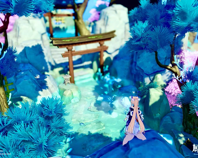 #塵歌壺 #原神写真部 #珊瑚宮心海 