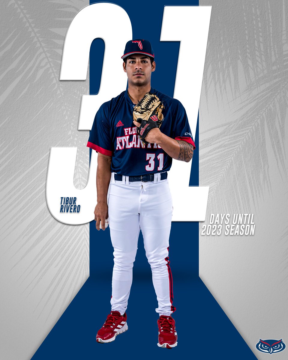 We are now <a href="/tiburon_og/">Tibur Rivero</a> days away from opening night... 
🗓️February 17 I 6:30 pm
🆚Monmouth
🏟️FAU Baseball Stadium