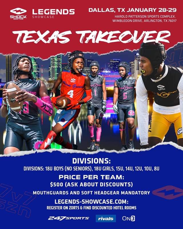 ZORTS on Twitter "The 2023 Shock Doctor Legends 7v7 Tournament Series