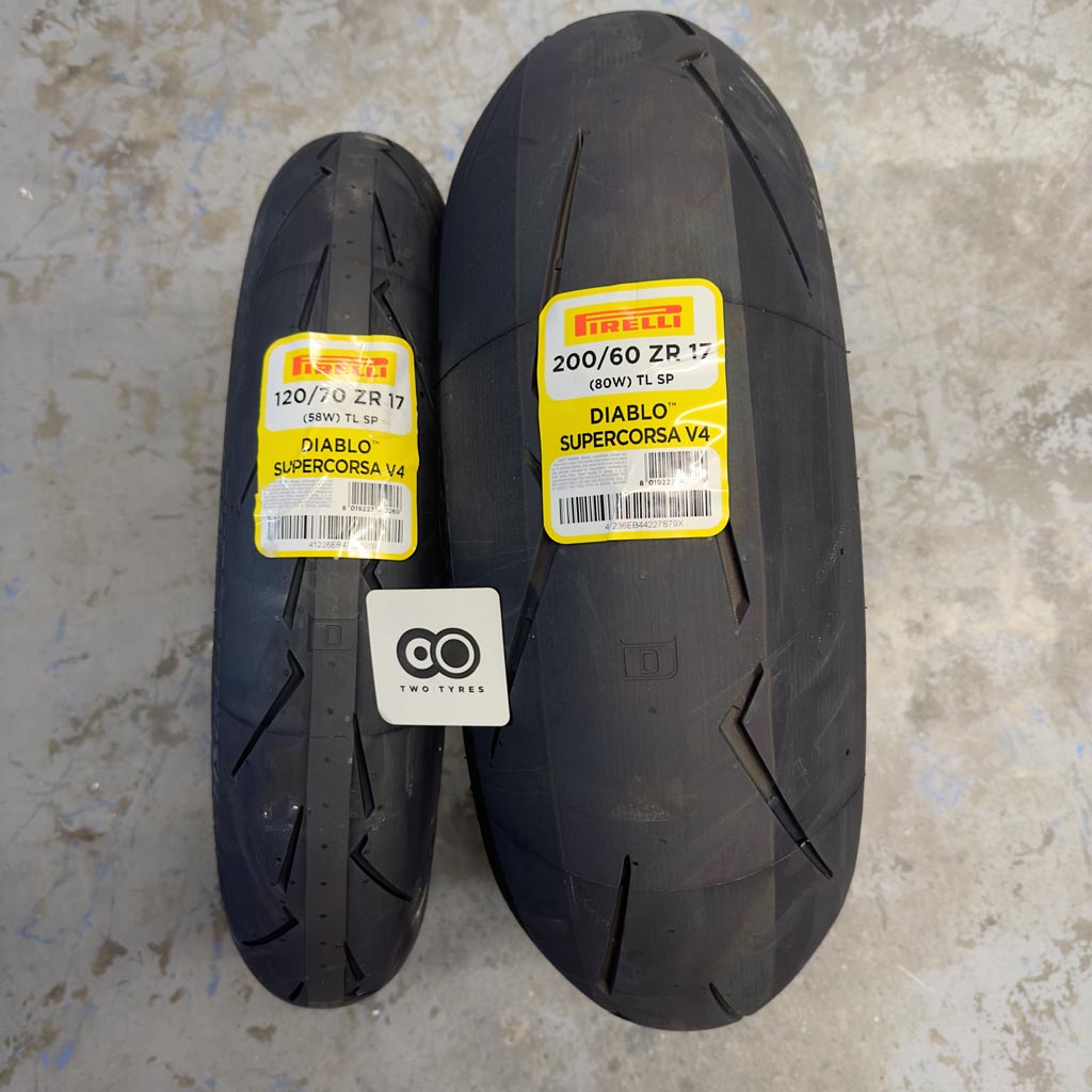 @pirellimotouk have launched their all-new Supercorsa V4 and we've got the first batch of SP versions.

👀 --> twotyres.co.uk/product/pirell…

Call us on 0207 205 2205 to reserve your set.

#supercorsav4
#supercorsasp
#supercorsaspv4
#mcnlondonmotorcycleshow
