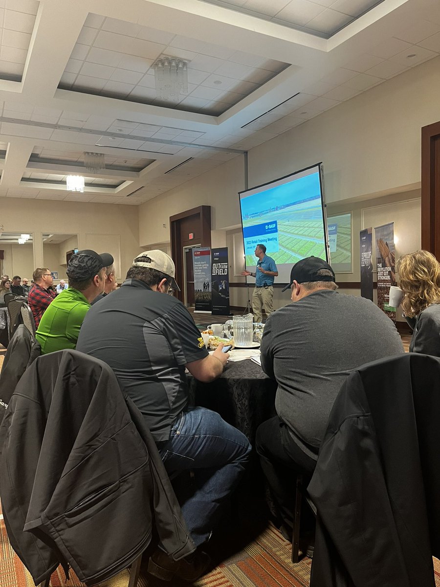 Great to be out this morning with our amazing <a href="/BASFAgSolutions/">BASF Agricultural Solutions Canada</a> Eastern team, connecting with customers, and showcasing what’s new for 2023.