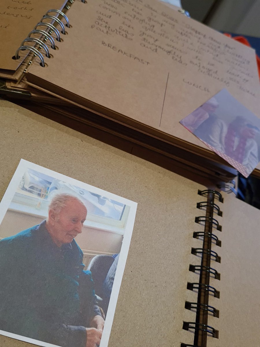 Each client at the centre has their own memory book. Every time they attend we update their book with all the things that they’ve been up to during the day, even down to what they fancied eating that day! Communication is key! #dementia #socialcare #carers #elderly #alzheimers