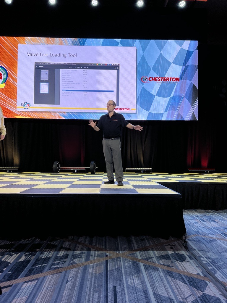 AWChesterton's tweet photo. Get your motor runnin'... 🏎😎 Day two of our 2023 North American Sales Meeting! Today’s opening session began with a very informative review of our Sales Tools. On to the workshops and tradeshow! #chestertonraceforsuccess2023 #teamchesterton https://t.co/7Ukr9daaqU