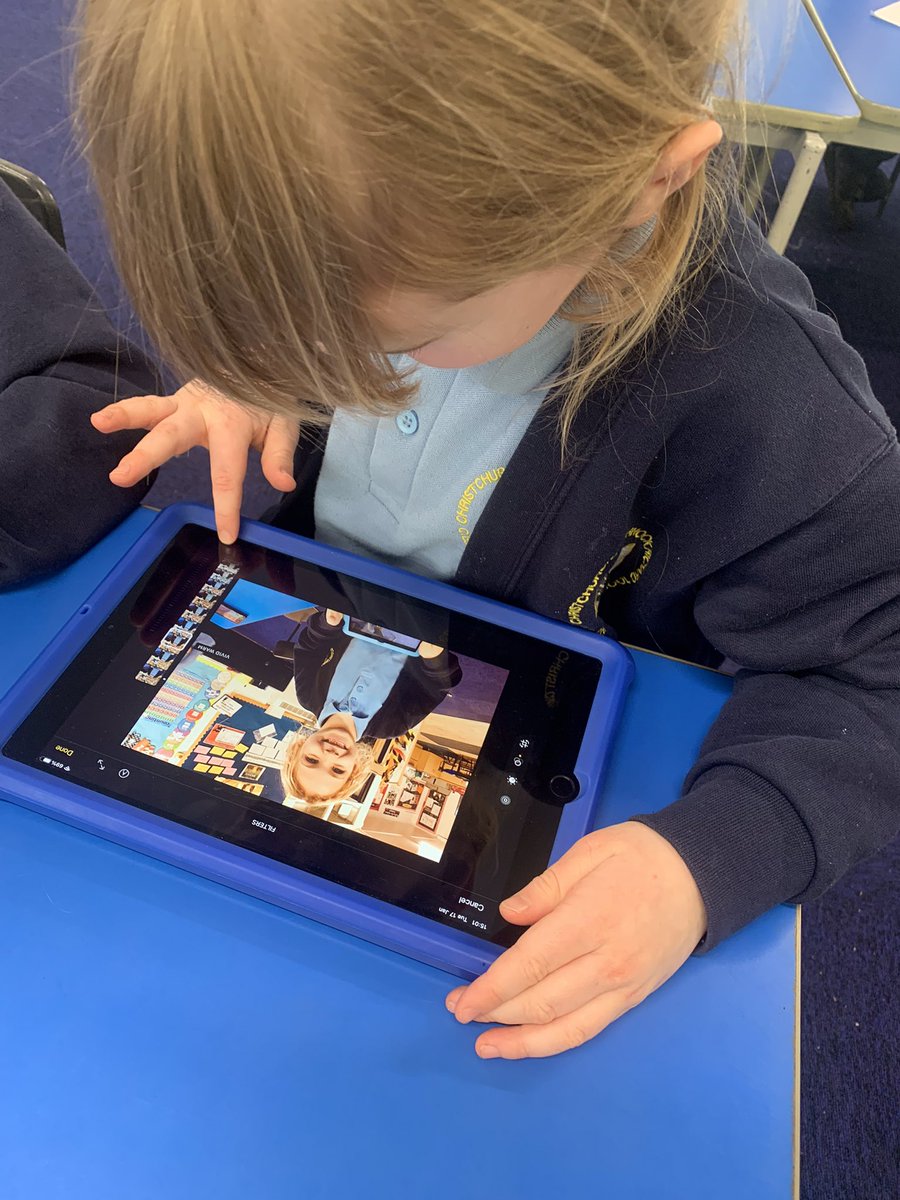 CCCRPrimary's tweet photo. Year 1 have been editing photos of their friends today. They have learnt how to crop and add colour filters to their pictures📸 #cccry1 #cccrcomputing https://t.co/OsWCWhOPN4