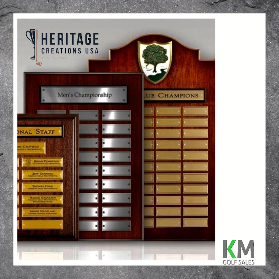 Contact me to schedue an appointment or come see me at booth #3983 at the 2023 PGA Merchandise Show where Heritage will be introducing our latest and most innovative products! 🏆  

#heritagecreationsusa #awards #golf #golfcourse #Trophy #PGA #pgatour #golfaccessories #golfpro