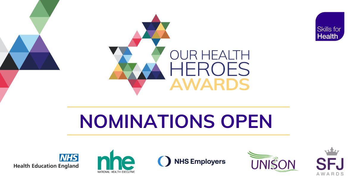 Do you know a Health Hero? Nominations for the Our Health Heroes Awards 2023 are now open! Nearly half of the health and care workforce are support staff who play a vital role in the delivery of patient care. Nominate today 👉 ow.ly/el5U50MsHlx
#OurHealthHeroes