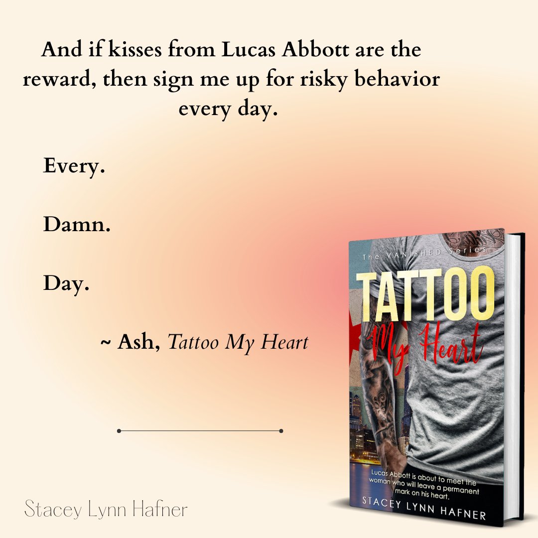 #TuesdayTeaser

Have you picked up your copy of Tattoo My Heart yet?
.
.
.
.
.
.
.
#bookstagram #readingromance #romancereadersofinstagram #spicybooks