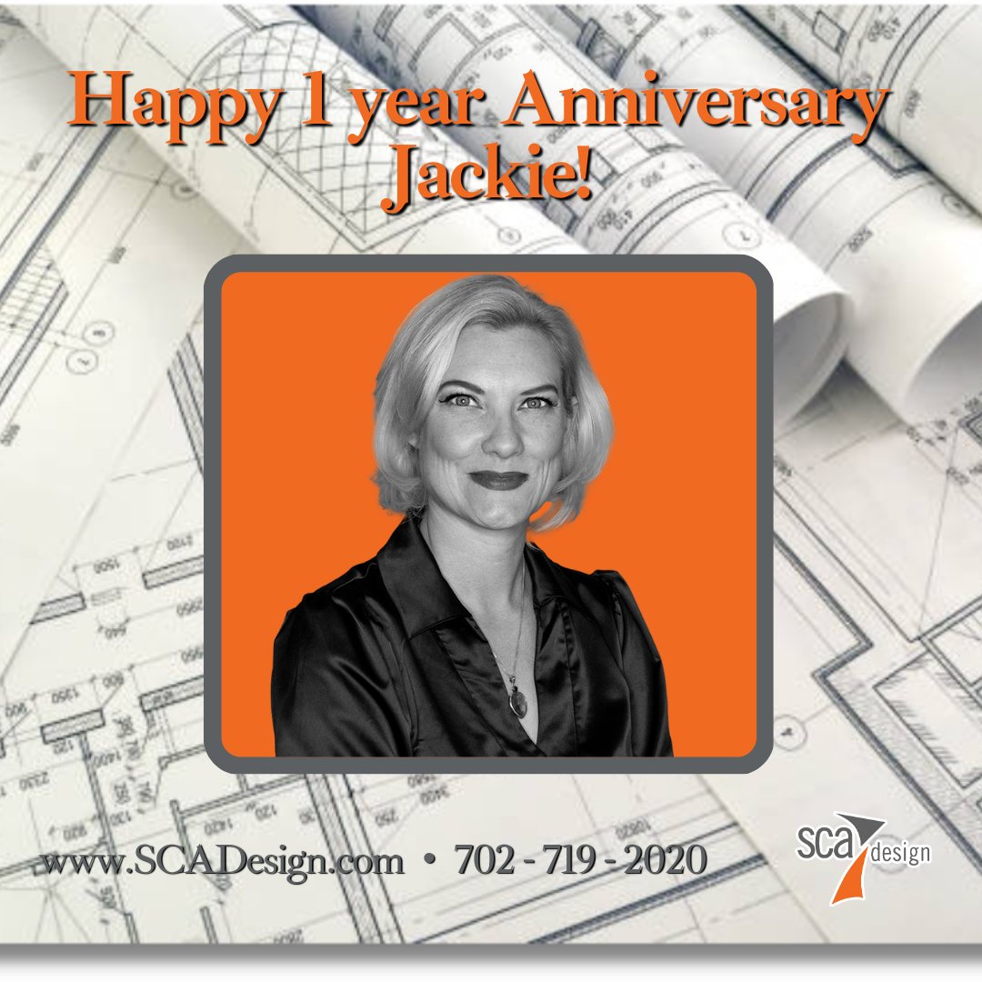 SCADesignLV's tweet photo. Happy Work Anniversary to our very own Jacklyn May- Interior Designer @SCADesignLV
Celebrating you today and another great year! #Architecture #Design #Interiors #InteriorDesign #Drating https://t.co/e4EBeiZ7OC
