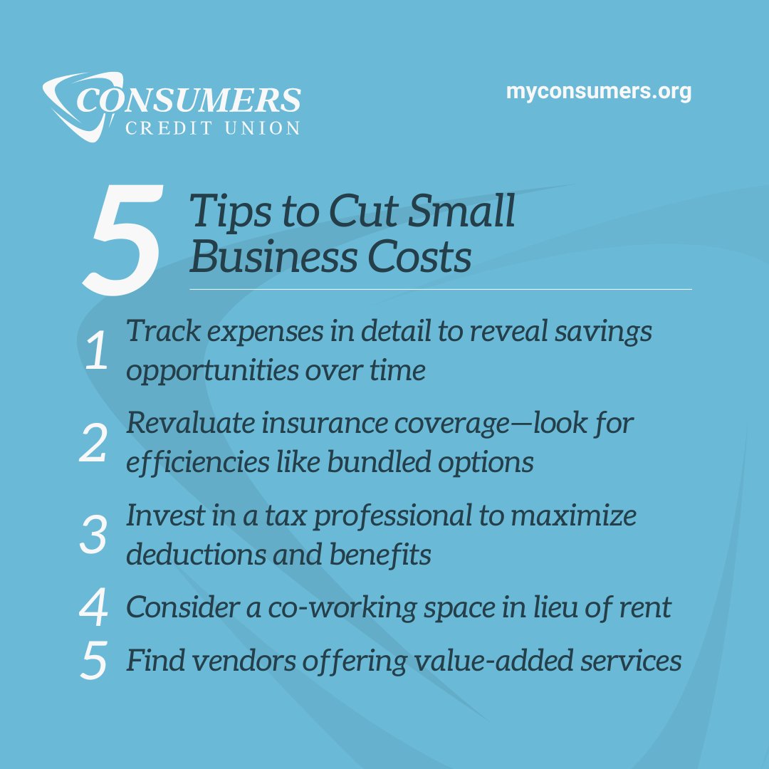 When you reduce small business costs, you can improve your margins. Start 2023 lean so you can thrive throughout the year. Learn more about CCU’s business services and how they can help you operate more efficiently. bit.ly/3wbcWsB