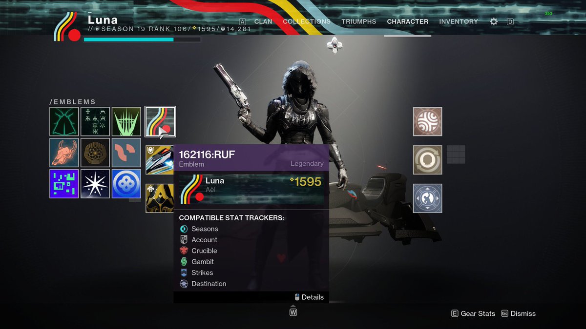 Ndovx's tweet image. Destiny 2 162116:RUF emblem giveaway! 

retweet &amp;amp; like
Announced in 48 hours!
#Destiny