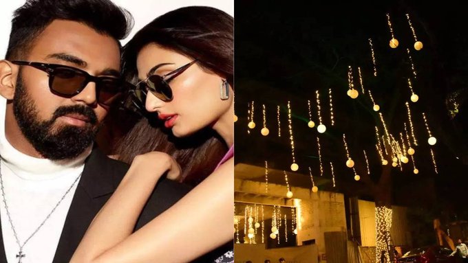 #KLRahul's house all decked up amid reports of wedding with #AthiyaShetty - visuals surface