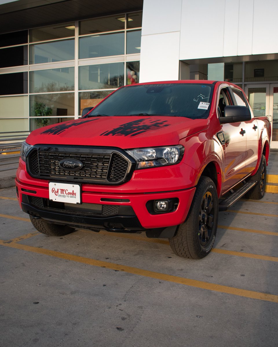 McCombsWestFord's tweet photo. The Ford Ranger FX2 looks amazing in this Race Red.
 Can you imagine driving off in this beauty? 
.
.
#Ford #FordRanger #builtfordtough #workhorse #ecoboost #Racered #racered https://t.co/WGyO2XZGS6