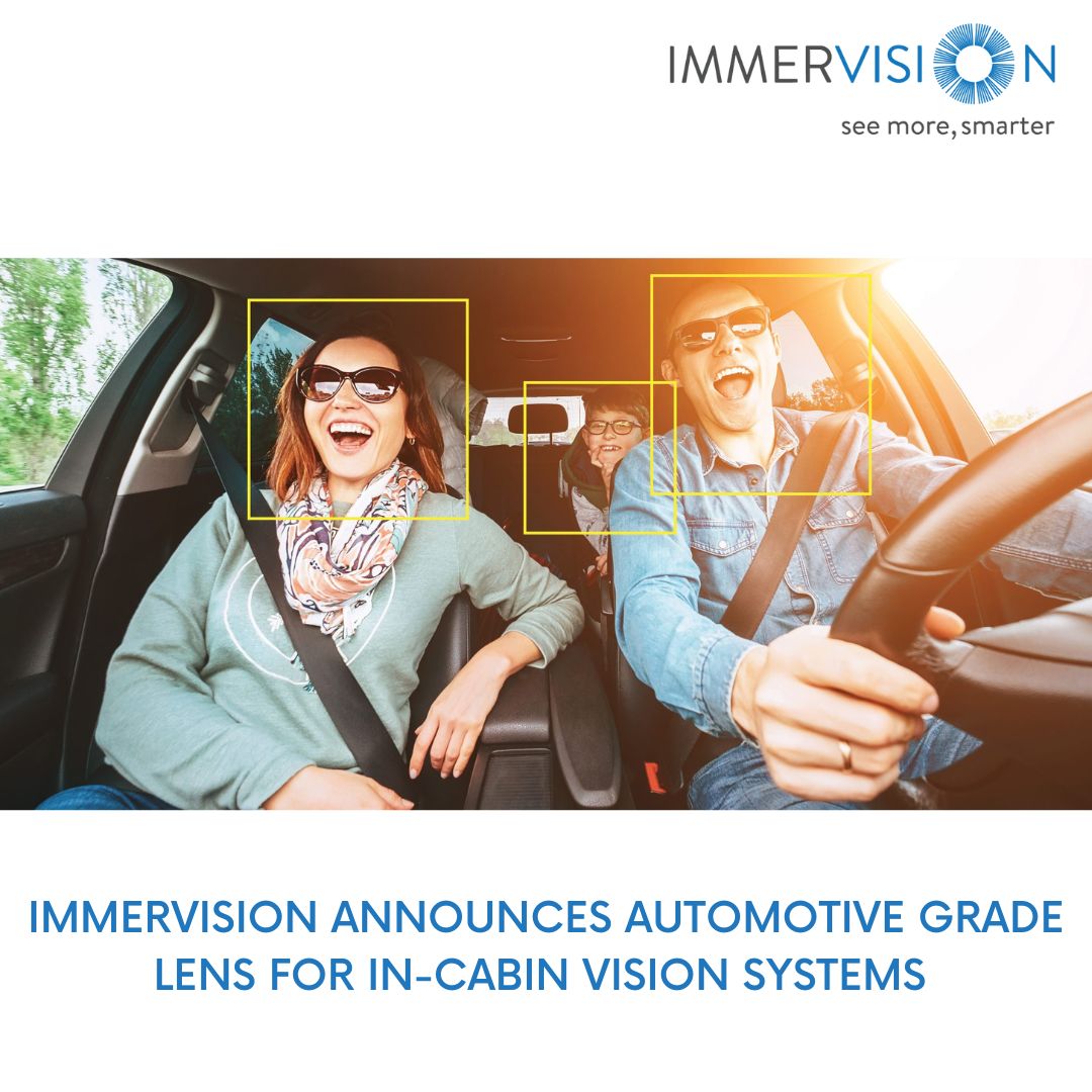 Did you hear our news from CES? 

We announced our Automotive Grade Lens for In-Cabin Vision Systems!

Find out more: bit.ly/3Gq2T7q

#incabin #automotive