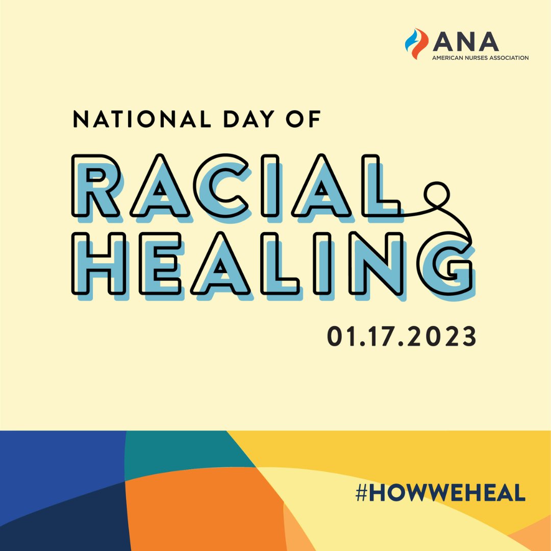 ANANursingWorld's tweet image. Today is the National Day of Racial Healing, where we can unite, build relationships, and begin the work to create a more just and equitable world. In the spirit of this the, read our position statement on dismantling racism in #nursing: ow.ly/Stbu50MrOYp
#HowWeHeal