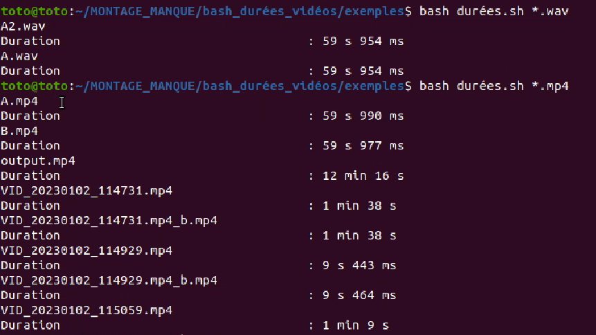 UbuntuFrancais's tweet photo. #Script #bash pour afficher dans le terminal directement la durée de plusieurs fichiers audio ou vidéo https://t.co/jT9kxTy79u #Libre #Graticiel #Acoustique #TutoChezJau #AdrienLinuxTricks #Cocadmin #Underscore #GuillaumeSlash #MiCode #Programmation #Audacity #Linux https://t.co/rmb2pkNbJE