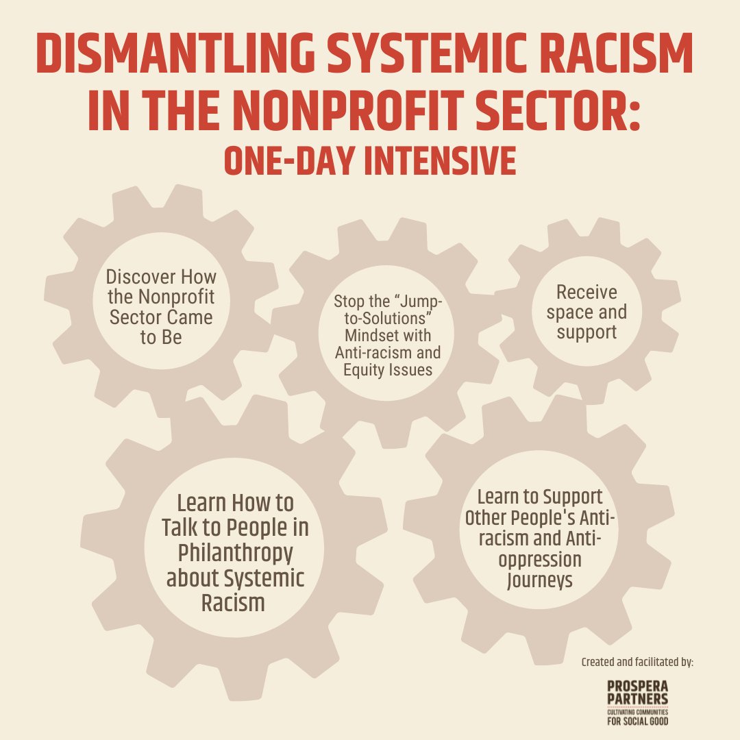 SEAlliance's tweet image. Tired of the status quo in nonprofit orgs that are meant to do good?  
-Rebuilding an Equitable Nonprofit Sector: Systems Change in Action (Starts 1/26)
-Dismantling Systemic Racism in the Nonprofit Sector (One Day Intensive on 1/20)
Learn more/register: bit.ly/3QAfp93
