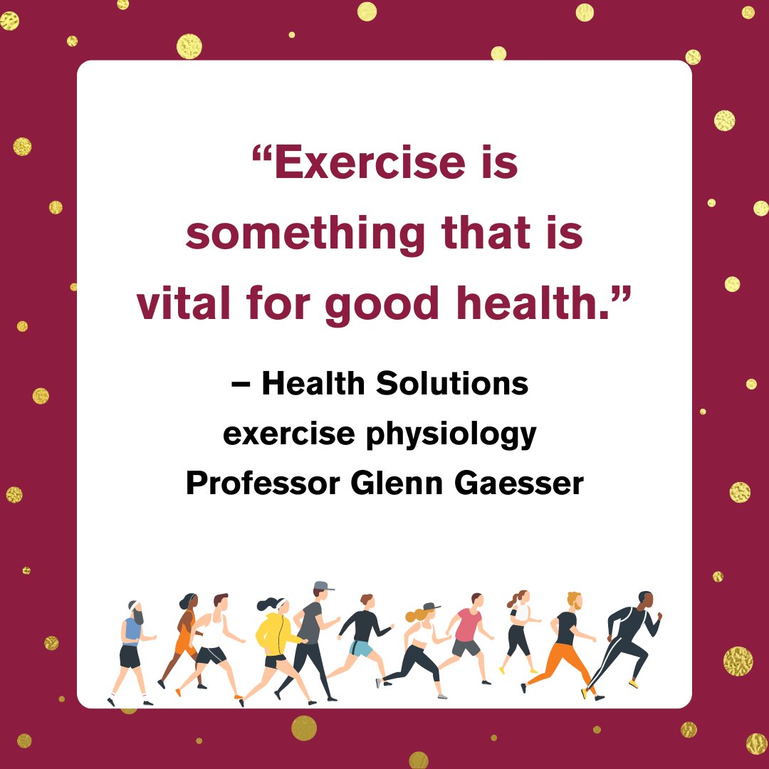 Regular exercise can boost your mood and improve your health — plus, it can be social and fun! 

Get moving with this #HealthTipTuesday advice from @asuhealth exercise physiology Professor Glenn Gaesser.